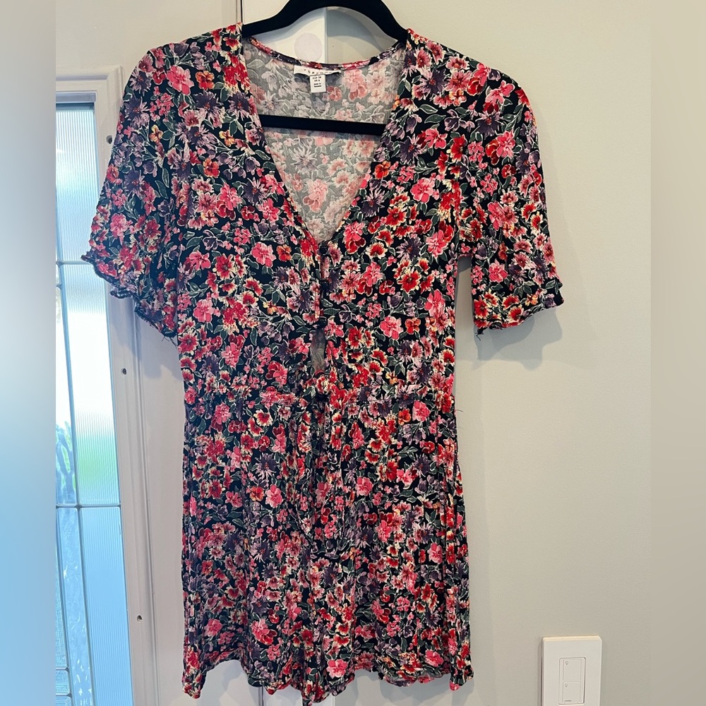Topshop Floral Romper